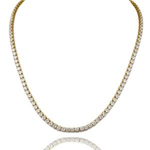 Avarta Jewelry Plata de Ley 92,5 25 centavos cada collar de tenis con moissanita de 30 quilates - Product Image 1