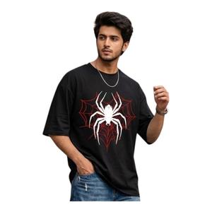 เสื้อยืดคอตตอนเจอร์ซีย์ 100% แบบสั่งทำพิเศษ คอกลม ลายกราฟิกแมงมุม แขนสั้น สไตล์ลำลอง สำหรับฤดูร้อน บริการ OEM - Product Image 5
