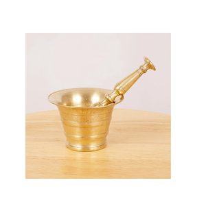 Mortier et pilon en laiton en gros pour la cuisine, outil à épices pour une qualité incroyable, taille personnalisée, meilleure vente - Product Image 2