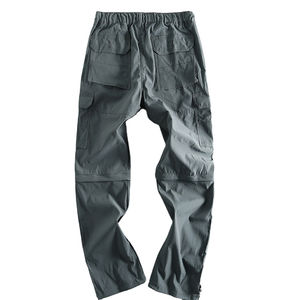 Men's Lightweight Premium Quality Casual Cargo <b>Trouser</b> 8 Pockets Workout Canvas Anti-Pilling <b>Elastic</b> <b>Waist</b> with OEM ODM Service - Product Image 6