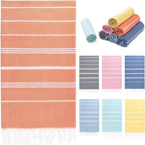<span class=keywords><strong>Toalla</strong></span> de <span class=keywords><strong>Playa</strong></span> Turca Jacquard de Lujo Personalizada de Fábrica, 36x71 Pulgadas, Secado Rápido, Antiarena, Extra Grande para Baño, Piscina y Natación - Product Image 1