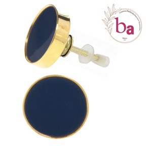 Perillas de gabinete de latón de resina azul cobalto tiradores versátiles para cocina sala de estar almacén al aire libre. para baño Villa Hotel - Product Image 1