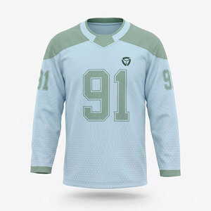 Camiseta de hockey sobre hielo de tela de primera calidad, diseño transpirable, ideal para sesiones de entrenamiento prolongadas y competiciones. - Product Image 2