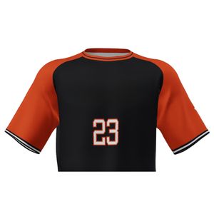 Camiseta de Béisbol Personalizada con Sublimación, 100% Poliéster, Cuello en V, Transpirable, de Secado Rápido, 300g, Sólida, para Equipos, OEM - Product Image 4
