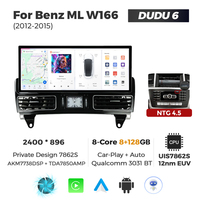 Radio para Auto NaviFly DUDUAUTO DUDU7 7870 de 12.3 Pulgadas, 2400*896, WIFI, GPS, 4G, para Benz ML W166, con Car Play y Android Auto