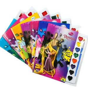 Stampa di libri di puzzle da colorare per bambini con disegno di carta riciclata personalizzata per bambini