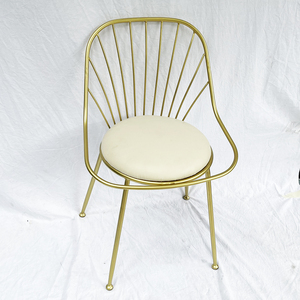 Chaise contemporaine rembourrée en bronze GCF093 pour bureau à domicile et salle à manger – Mobilier de maison confortablement conçu - Product Image 3