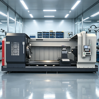 Fabriqué en Chine, tour CNC horizontal entièrement automatique, robuste, CK61160, personnalisable, pour le travail des métaux, avec outillage motorisé.