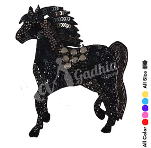 Rajghdia Wide Variety Embroidery <b>Patches</b> with Beads for Garment Decoration Stylish Handmade <b>Patch</b> Designs - Product Image 6