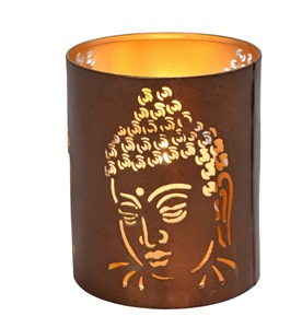 Elegante Portavelas de Metal Dorado, Diseño de Corte Láser Hecho a Mano, Decoración del Hogar, Mesa para el Día de San Valentín/Pascua/Navidad - Product Image 6