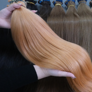 Extensiones de Cabello Natural Vietnamita 100% Virgen de Alta Calidad con Punta Plana de Queratina en Color Rubio - Product Image 6