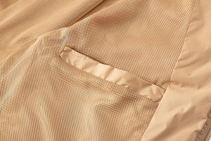 Chaqueta Cortavientos de Lona para Hombre con Logotipo Personalizado, Cuello Alto y Logotipo en la Parte Delantera - Cortavientos Deportivo para Exteriores - Product Image 6