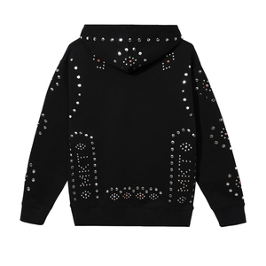 เสื้อฮู้ดสวมหัวสำหรับผู้ชายแห้งเร็วระบายอากาศได้ดีดีไซน์หินฝนปักลายสตรีท - Product Image 2