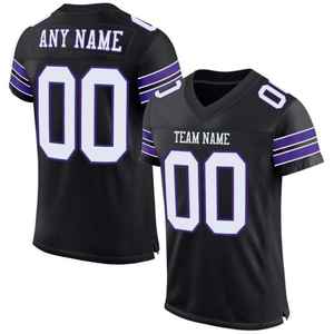 Camiseta de fútbol americano de talla grande XL de alta calidad, ropa deportiva personalizada al por mayor, transpirable con número impreso para adultos - Product Image 1