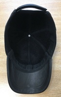 Casquettes de baseball en cuir véritable de vache véritable de haute qualité à prix réduit pour hommes LC-0086