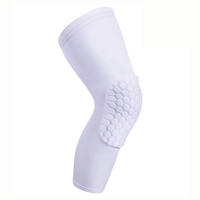 Rodillera de Compresión para Lucha Libre, Fútbol, Voleibol, Balonmano, Soporte Deportivo con Gel, Resorte, Elasticidad Ajustable, Transpirable, para Hombre