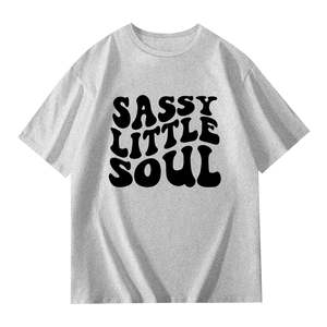 Bizway Industries 2025 rétro mode décontracté à manches courtes T-Shirt pour garçons hommes tissu tricoté avec Logo avant et motif de lettre - Product Image 1