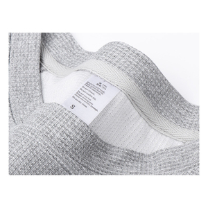 Roof Gallery Plus Size Men's Waffle Knit Crew Neck T-Shirt 260gsm Breathable Casual Short Sleeve Solid Color Blank for Printing - Product Image 6