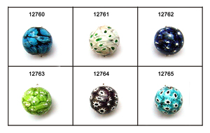 Perles de verre de type four au design unique fait à la main pour la fabrication de bijoux - Product Image 3