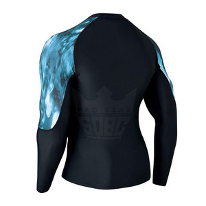 Rashguard Rash Guard à manches longues taille et conceptions personnalisées pour hommes vêtements de sport confortable Rash Guard - Product Image 2