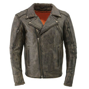 Veste en cuir élégante pour homme avec col montant, logo frontal, tissu PU de haute qualité, design personnalisable, mode urbaine en promotion - Product Image 2