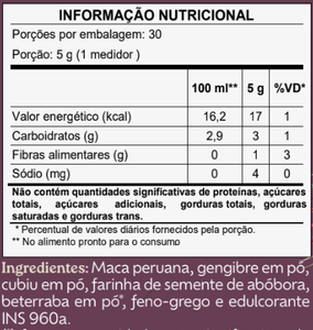 Terramazonia Libbido 6oz 170g Mezcla de Polvo Botánico con Maca, Jengibre y Cubiu para Apoyo a la Vitalidad, Vegano, Sin Gluten - Product Image 3