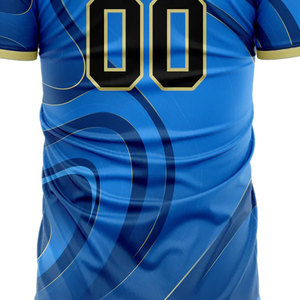 เสื้อเจอร์ซีย์ฟุตบอลของผู้ชายเสื้อฝึกซ้อมแบบย้อนยุคแห้งเร็วระบายอากาศได้ดีเลือกขนาดได้พิมพ์สีตามต้องการ - Product Image 2