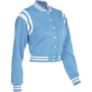 New 2025 Premium Quality Custom Woolen Varsity <b>Jackets</b> with Front Embroidery Breathable & Quick Dry Wholesale for <b>Men</b> - Product Image 6