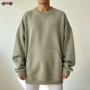 เสื้อสเวตเชิ้ตผู้หญิงดีไซน์ใหม่ล่าสุดสำหรับฤดูหนาว แขนยาว คอวี ขายดี ไซส์ 6XL ผ้าฟลีซ คุณภาพสูง สไตล์สตรีทแวร์ สีพื้น - Product Image 5