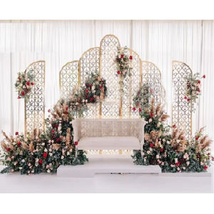 Arches métalliques exclusives pour scène de réception de mariage – Magnifiques arches métalliques tendance et abordables pour scène de mariage – États-Unis - Product Image 1