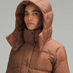 Custom Logo New Design <b>Puffer</b> <b>Crop</b> <b>Jacket</b> <b>Women's</b> Outerwear Warm Natural Ladies <b>Puffer</b> <b>Jacket</b> Winter - Product Image 4
