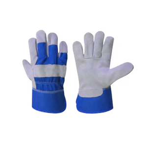 Guantes de cuero de trabajo duraderos de nuevo diseño personalizados para hombres precio razonable al por mayor-guantes de seguridad - Product Image 6