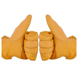 Nuevos guantes de seguridad de cuero de gran oferta para protección de soldadura Industrial guantes de seguridad de aislamiento térmico de alta resistencia Anti calor - Product Image 3