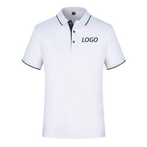 Diseño personalizado de los hombres para la camisa de polo de secado rápido a granel al por mayor patrón sólido camiseta de lona con logotipo personalizado - Product Image 3