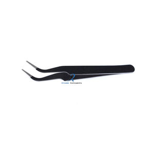 Professional <b>Eyelash</b> Tweezers Lash <b>Applicator</b> Tool Anti-Static Stainless Steel Precision Grip Durable for Salon and Personal Use - Product Image 2