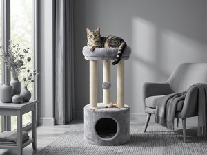 Torre para Gatos Atlanta Silver Cloud con Descanso Suave - Product Image 2