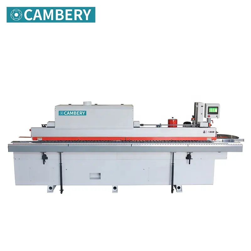 Automatic fully 45 degree curved line bevel edge edgebanding and edgetrimming machine