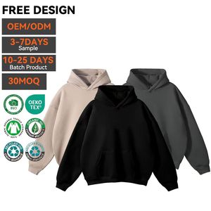 Sudadera de Alta Calidad 100% Algodón, Forro Polar Grueso, Estilo Urbano, Personalizable con Logotipo, para Hombre - Product Image 1