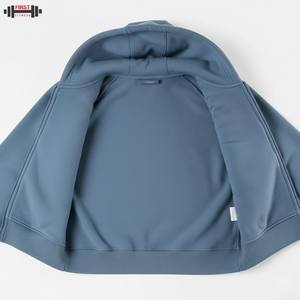 Sweat-shirt à capuche confortable en molleton 100% coton, couleurs personnalisables, hiver, couleur unie, haute qualité, séchage rapide, vente en gros - Product Image 3