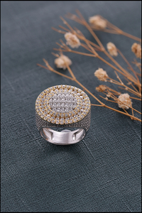 Bague en argent pour homme, style hip-hop, pour mariage, avec diamants en moissanite, plaquée rhodium, design élégant, brillance premium, puissance et élégance - Product Image 4