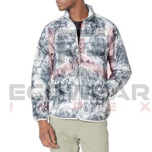 Chaqueta acolchada de algodón con logotipo personalizado Chaqueta acolchada de poliéster de invierno de diseñador para hombre Chaquetas de alta calidad Último diseño - Product Image 1