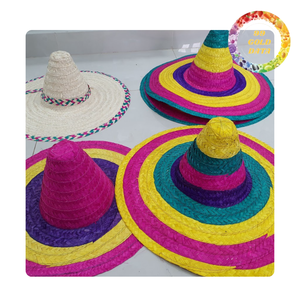 Handmade Straw <b>Hat</b> from Viet Nam | For Casual Outdoor Use and <b>Festival</b> | Bulk supply available - Product Image 1