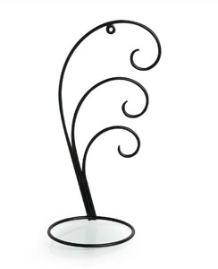 Maceta de pared de cubo rojo con soporte curvo en maceta colgante decorativa de pared de hierro galvanizado para uso en jardín interior y exterior - Product Image 2