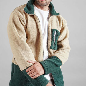 Chaqueta de invierno personalizada de alta calidad Chaqueta de lana polar para hombre Nuevo estilo con cuello levantado para la temporada de invierno - Product Image 5