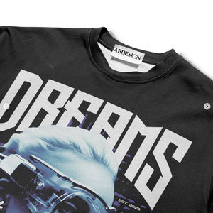 Camiseta de Hombre, Cuello Redondo, Manga Corta, Tejida, 100% Algodón, 190g, Transpirable, Secado Rápido, Diseño Gráfico 3D, Estampado Divertido, Corte Regular - Product Image 6