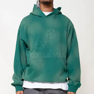 Usine directe confortable hommes Sun Faded Hoodies nouveau Design meilleur prix ODM approvisionnement tissu polaire pour l'hiver - Product Image 3