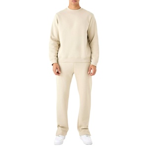 Conjunto de Sudadera con Capucha y Pantalones Deportivos Transpirables con Logotipo Personalizado de Otoño, para Hombre, de Felpa Francesa, Gruesa y Pesada, de Algodón Regular - Product Image 2