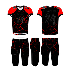 Ready Ship American Football Jersey Custom Polyester Blank Short Sleeve Breathable Plus Size Feature New American Football Wear - Product Image 5