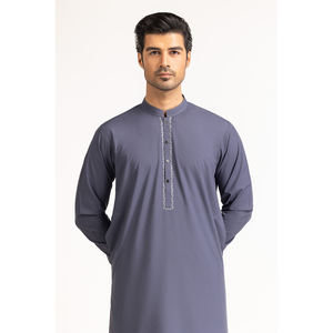 Fabriqué en usine 2025 dernière conception vêtements d'été hommes Shalwar Kameez costume décontracté coton pas cher prix Shlwar Kameez pour hommes 2025 - Product Image 4