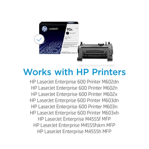 Cartouche de toner noir HP Original pour LaserJet 90A CE390A compatible pour des performances optimales - Product Image 4